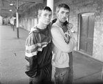 Two friends at King's Lynn railway station