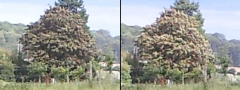 Samsung Galaxy S2 'zoom' vs cropping in software.